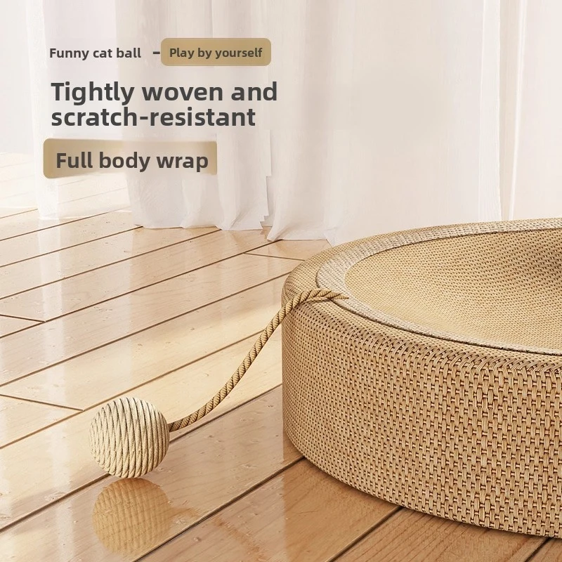 Pet toy indoor corner sisal cat scratching post, durable, non-falling, scratch-resistant and wear-resistant