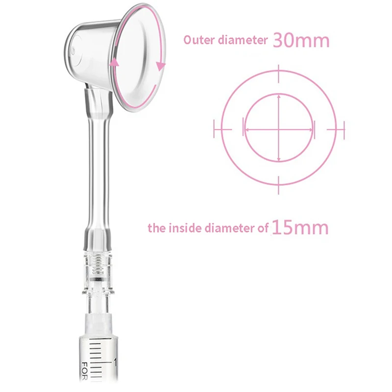 1 ชุดหัวนม Feeding Sucking PULLER Shaper สําหรับ FLAT Inverted หัวนม Treatment Redress Correction Niplette Attractor