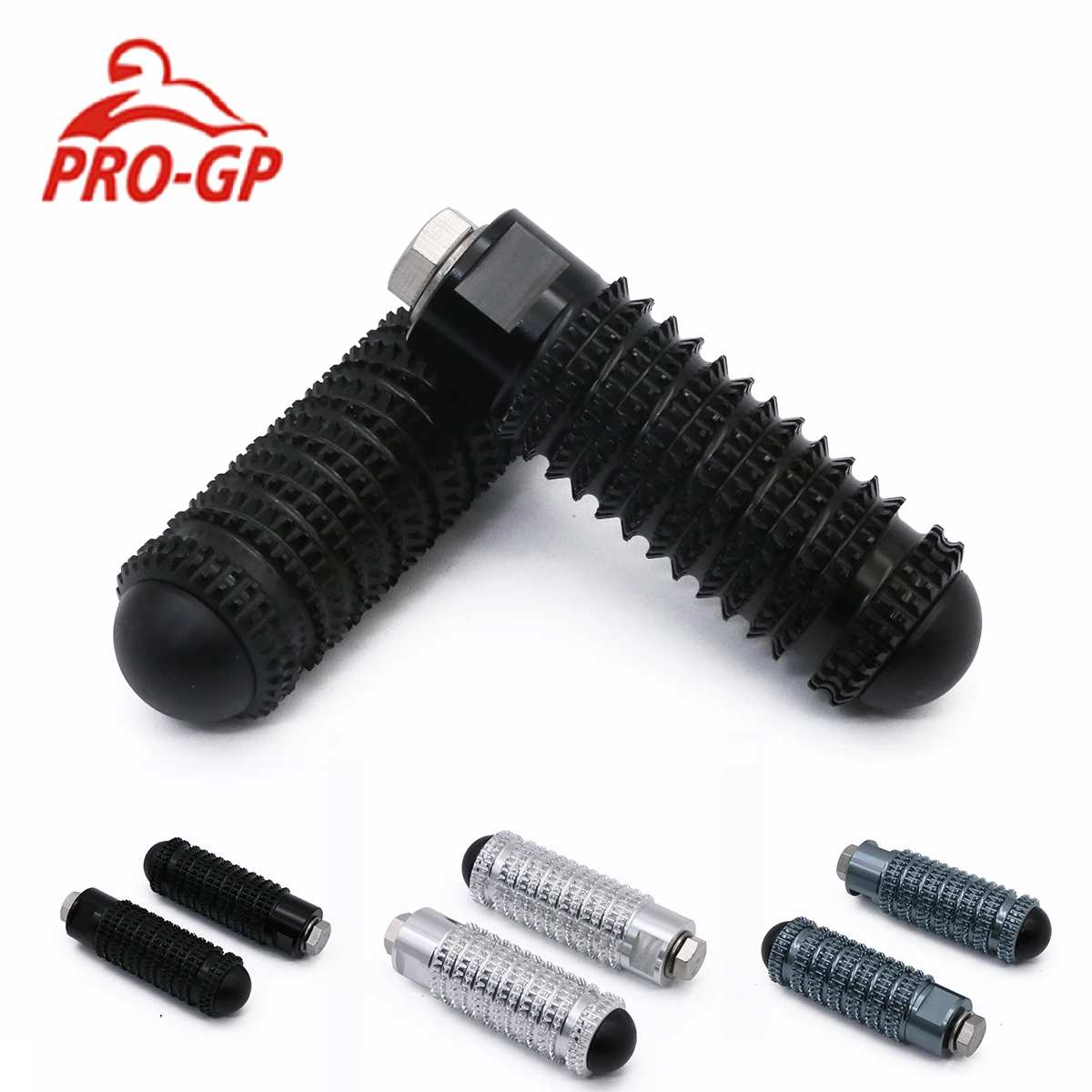8MM Universal CNC Motorcycle Rearset Footrests Knurling Footpeg Foot Pegs Pedal For Yamaha MT07 MT09 YZF R25 R3 MT-25
