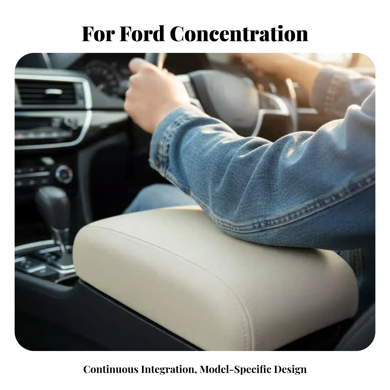 

Чехол для подлокотника Ford Focus 2012-2014, кожаный защитный чехол для хранения, накладка на подлокотник автомобиля