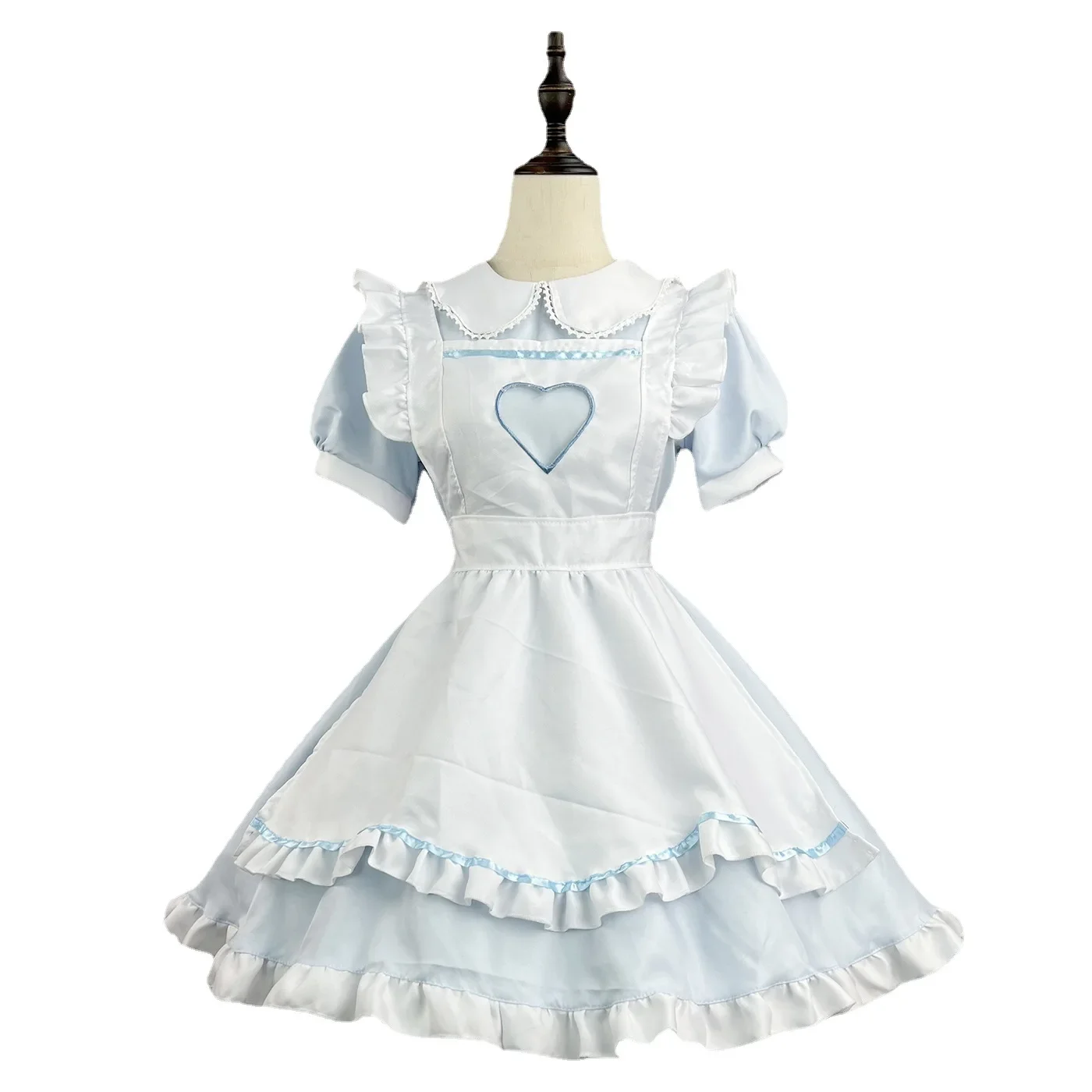 Halloween Role Play Women Girls Lolita Daily Suit Rabbit Maid Cosplay Cute Japan Style Outfit Housemaid Blue Cosplay Costume