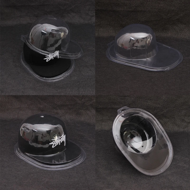 Clear Pvc Hat Holders Baseball Caps Storage for Case Transparent Storage Box