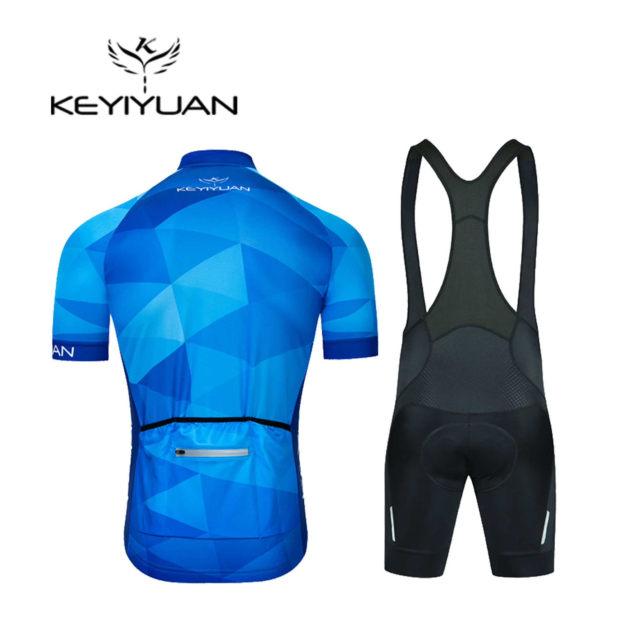 KEYIYUAN 2023 New Cycling Jersey Set MTB Uniform Bike Clothing Ropa Ciclismo Bicycle Wear  Men Short Maillot Culotte