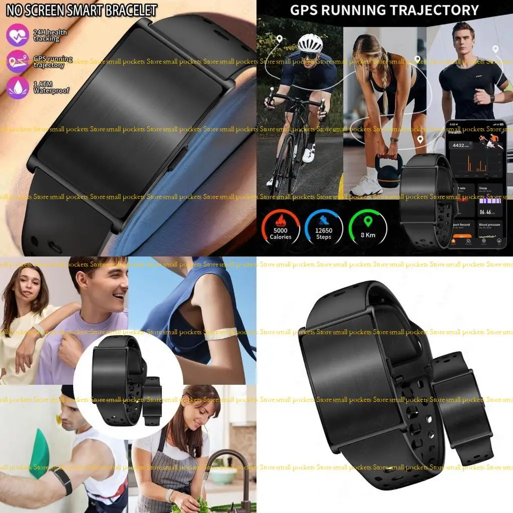 

R1WD Силиконовый спортивный браслет для отслеживания сердечного ритма, анализа качества сна для длительного срока службы