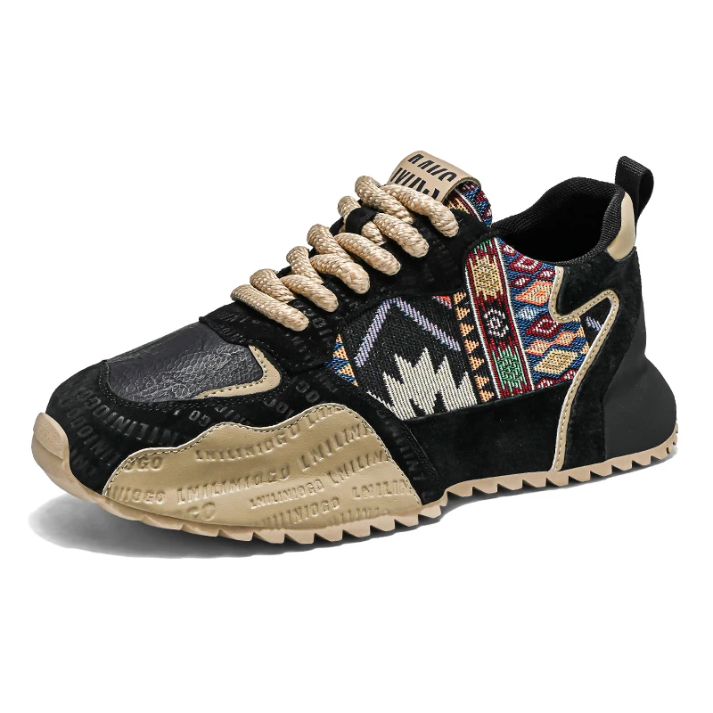 

Breathable and versatile all season thick soled low cut fashionable casual men's shoes men's motorcycle shoes