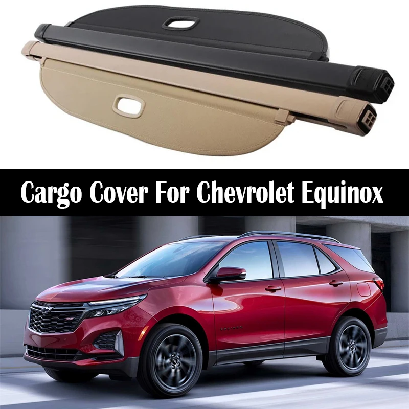 

Rear Trunk Cargo Cover For Chevrolet Equinox 2017-2023 Shield Shade Curtain Partition Board Privacy Blinds Security Accessories