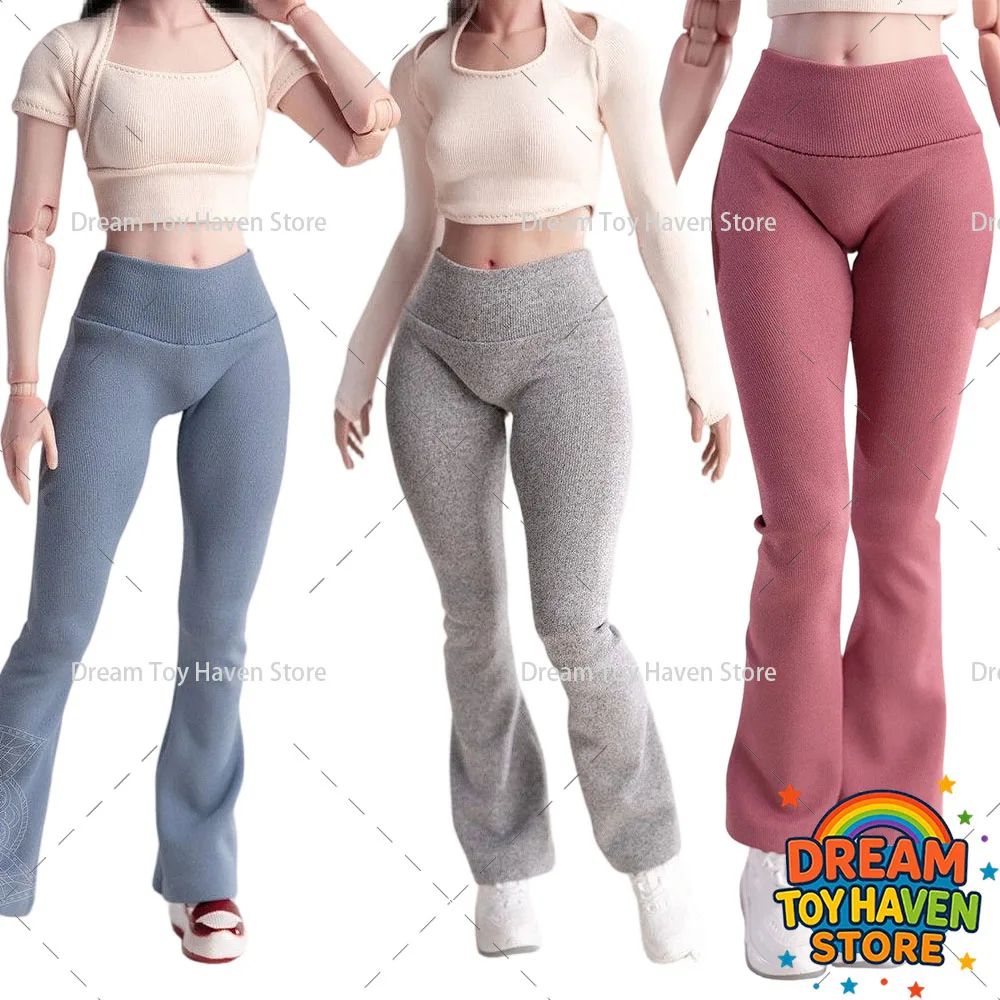 

‌ Женский спортивный топ Worldbox 1/6, расклешенные леггинсы, брюки, высокоэластичная одежда для йоги, подходит для 12-дюймовой экшн-фигурки, куклы-солдата