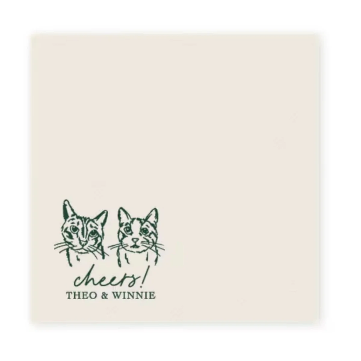 

Custom Pet Napkin | Wedding | Party | Bachelorette | Birthday | Personalized | Baby Shower | Bridal Shower | Dog | Cat