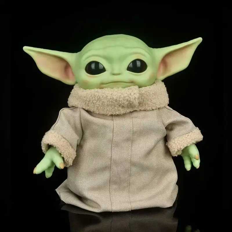 Star Wars Yoda Plush Toy 11 Inch Mandalorian Fabric Plush Action Figure Collectible Home Decoration Gift For Sci Fi Movie Fans view 3