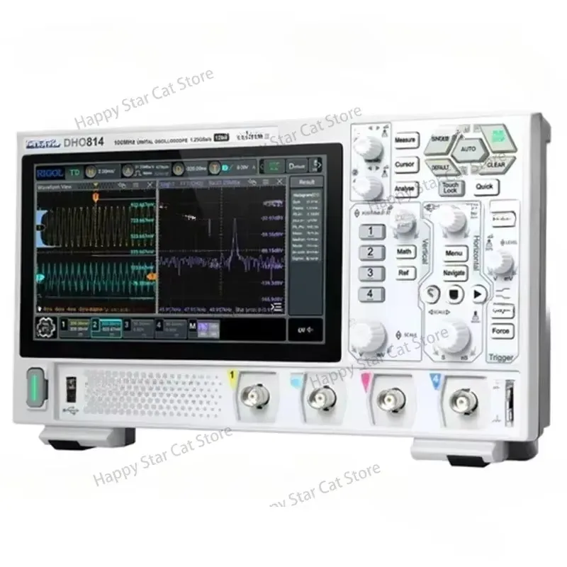 DHO802/DHO804/DHO812/DHO814 2/4Channel 70/100MHz scope 12 Bit 1.25GSa/Sec 25MPts Depth