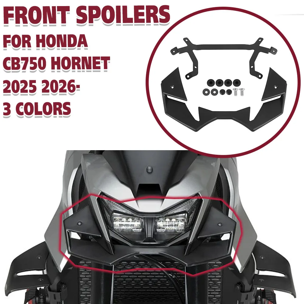 

For Honda CB750 Hornet CB 750 2025 2026- Front Spoiler Kit Downforce Naked Frontal Spoilers Winglet Aerodynamic Wing Accessories