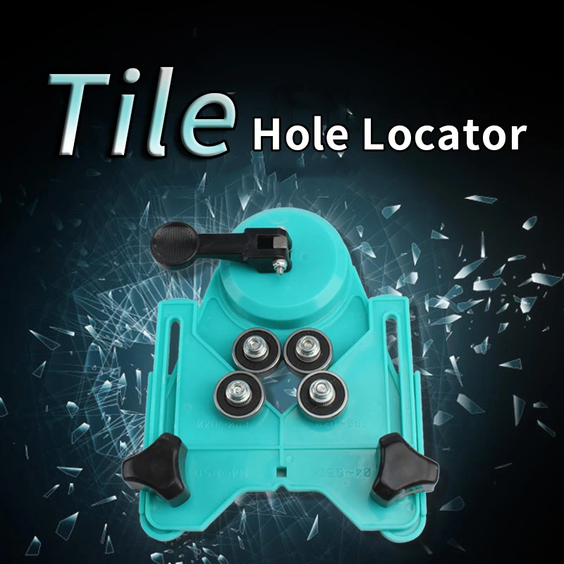 Marble Tile Hole Locator Saw Core Bit Guide Opening Adjustable Hole Saw Core Bit Guide With Vacuum Base Suction Plate