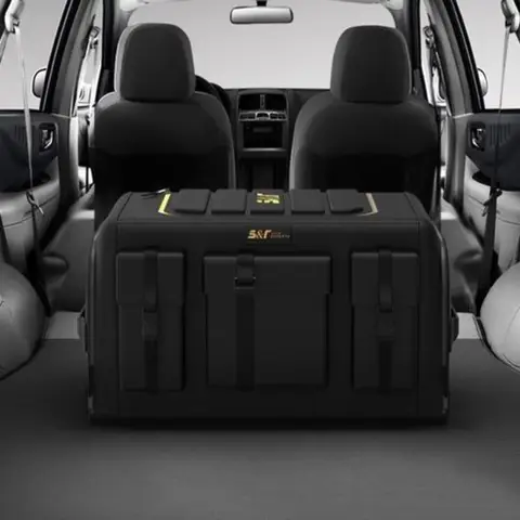 กระเป๋าเก็บของอเนกประสงค์สำหรับรถพับเก็บได้ผ้าอ๊อกซ์ฟอร์ดสำหรับกล่องเก็บของฉุกเฉินความจุขนาดใหญ่