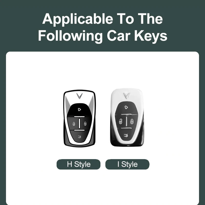 سبائك الزنك سيارة مفتاح غطاء قذيفة ل Vinfast VF3 5 6 7 8 9 31EV 32EV 33EV LUX A2.0 SA2.0 V8 E34 / VF8 / VF9 حامي الملحقات