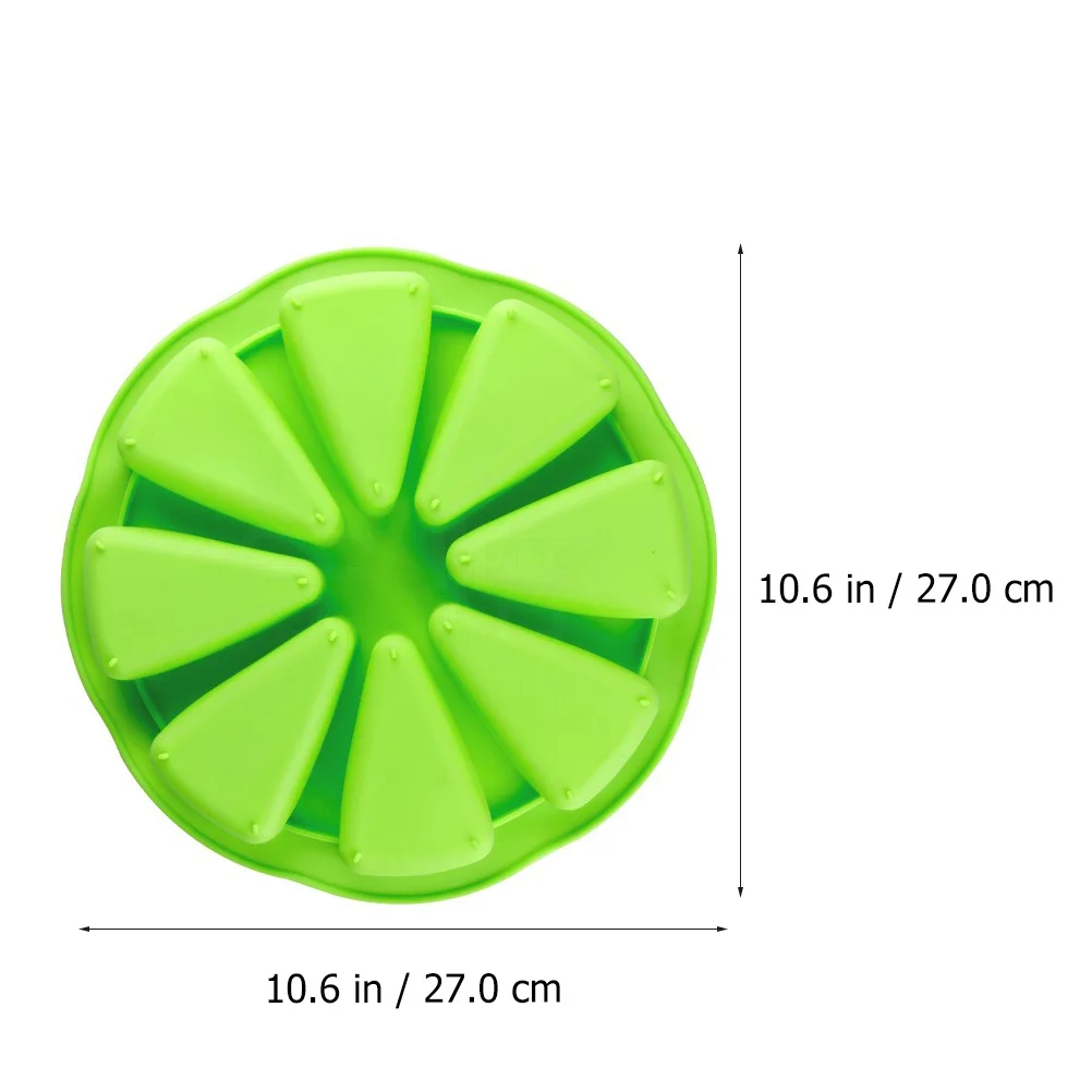 

Silicone Baking Molds 8 Cavity Triangle Mold For Cake Chocolate Candy Soap Ice Cubes Diy Food Grade Non-Stick