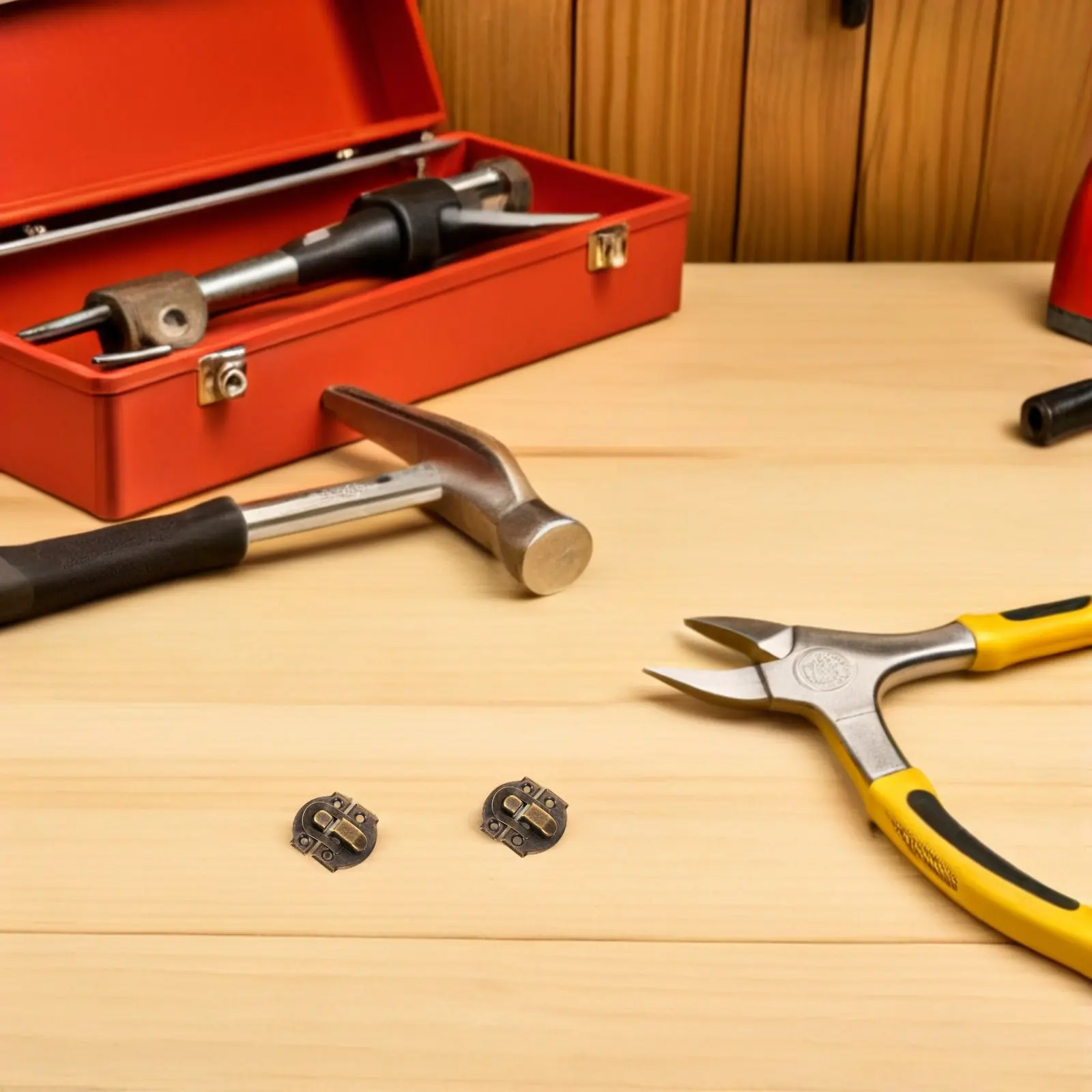 

40 шт. Декоративные металлические защелки-замки для деревянных шкатулок и ящиков, фурнитура, пряжки