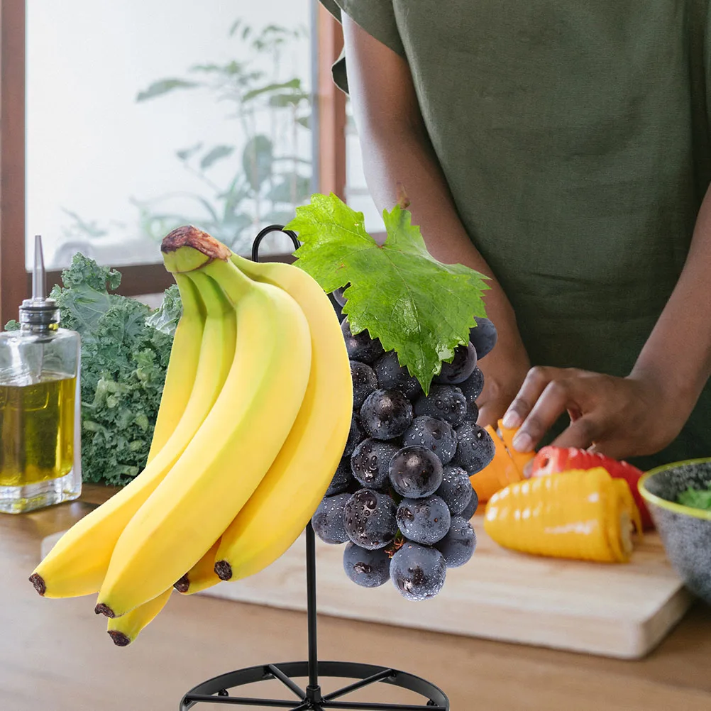 

Fruit Plate Hook Banana Metal Hanging Stand Bracket Holder Kitchen Countertop Basket Rack Storage Decor Home Farmhouse Fruit