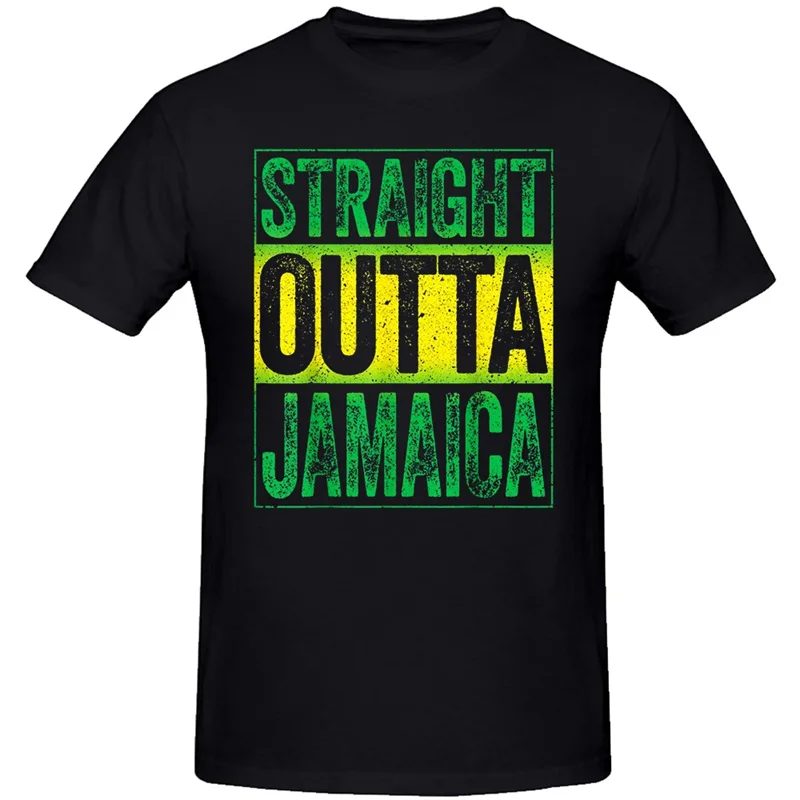 3D Printed Jamaican Black Girls T Shirt For Men Jamaica Flag Pattern T-Shirts Summer Oversized Women Tee Shirts Round Neck Tops view 5