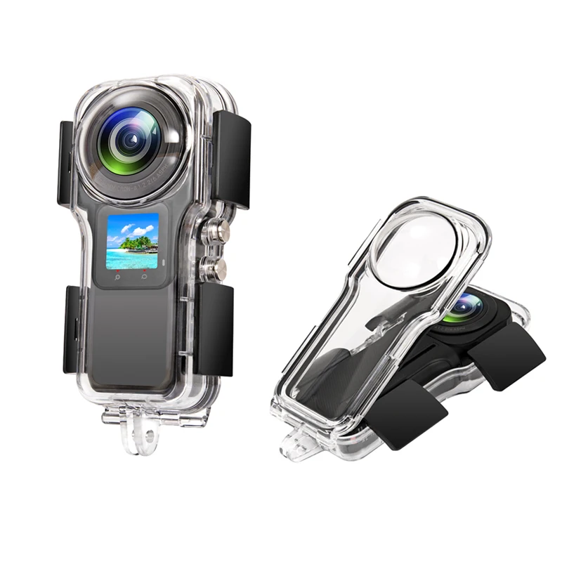 

Waterproof Case underwater 40m Diving Protection Shell Anti-drop Housing For Insta360 one RS Lycra Panoramic Camera Accessories