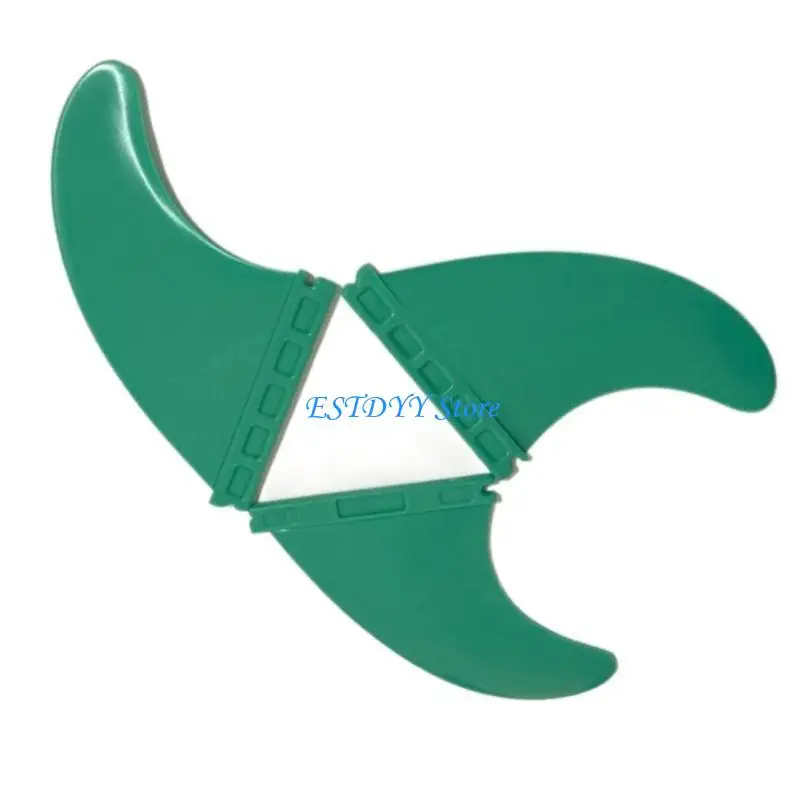 G6DE 3 Pcs SUPs Left Centers Right Fin Surfboard Replacement Fins Detachable Stand-up Paddle Board Surfboard Tail Fin Durable