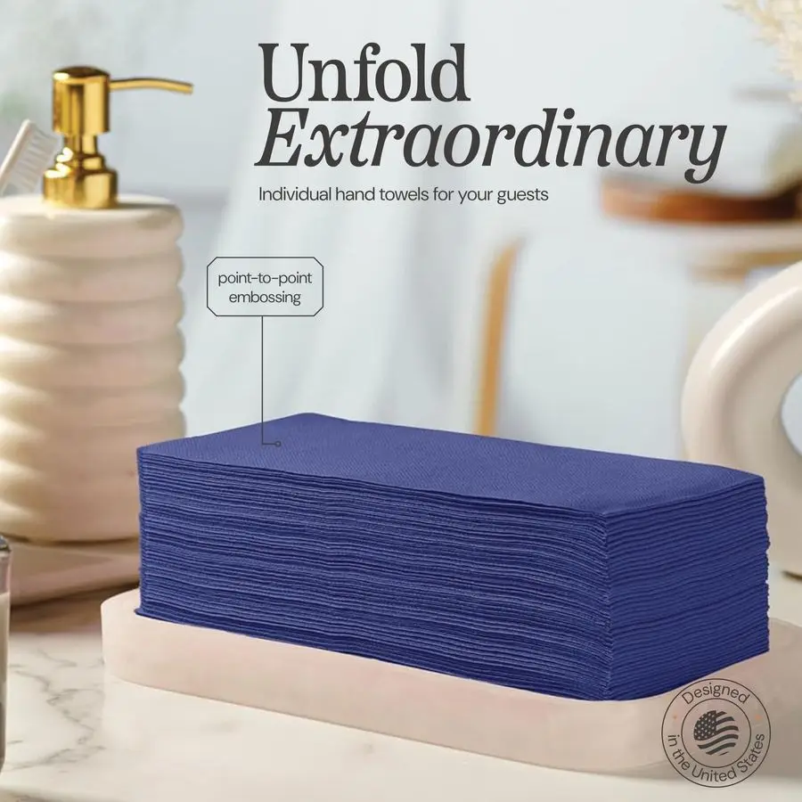 

Pack Disposable Green Napkins Paper, 3Ply, 12 x 17 Green Paper Napkins Christmas, Decorative Hand Guest Towels, For Wedding, Kit