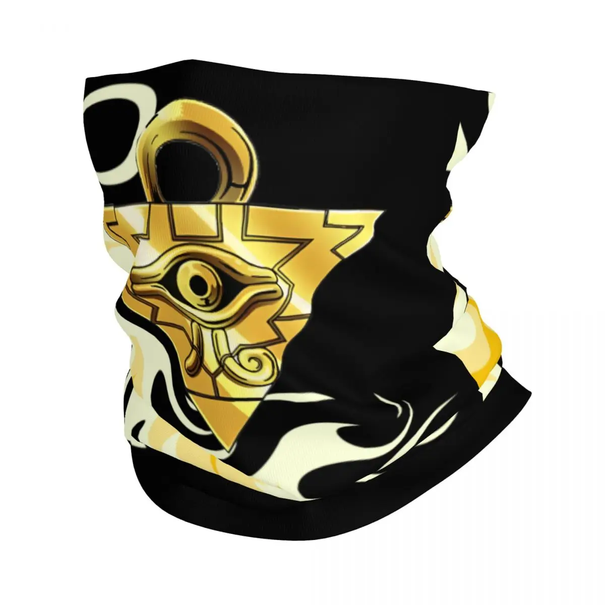 Pharaoh Item Yu-Gi-Oh Bandana Neck Cover Printed Motorcycle Club Face Mask Cycling Scarf Hiking Unisex Adult Washable