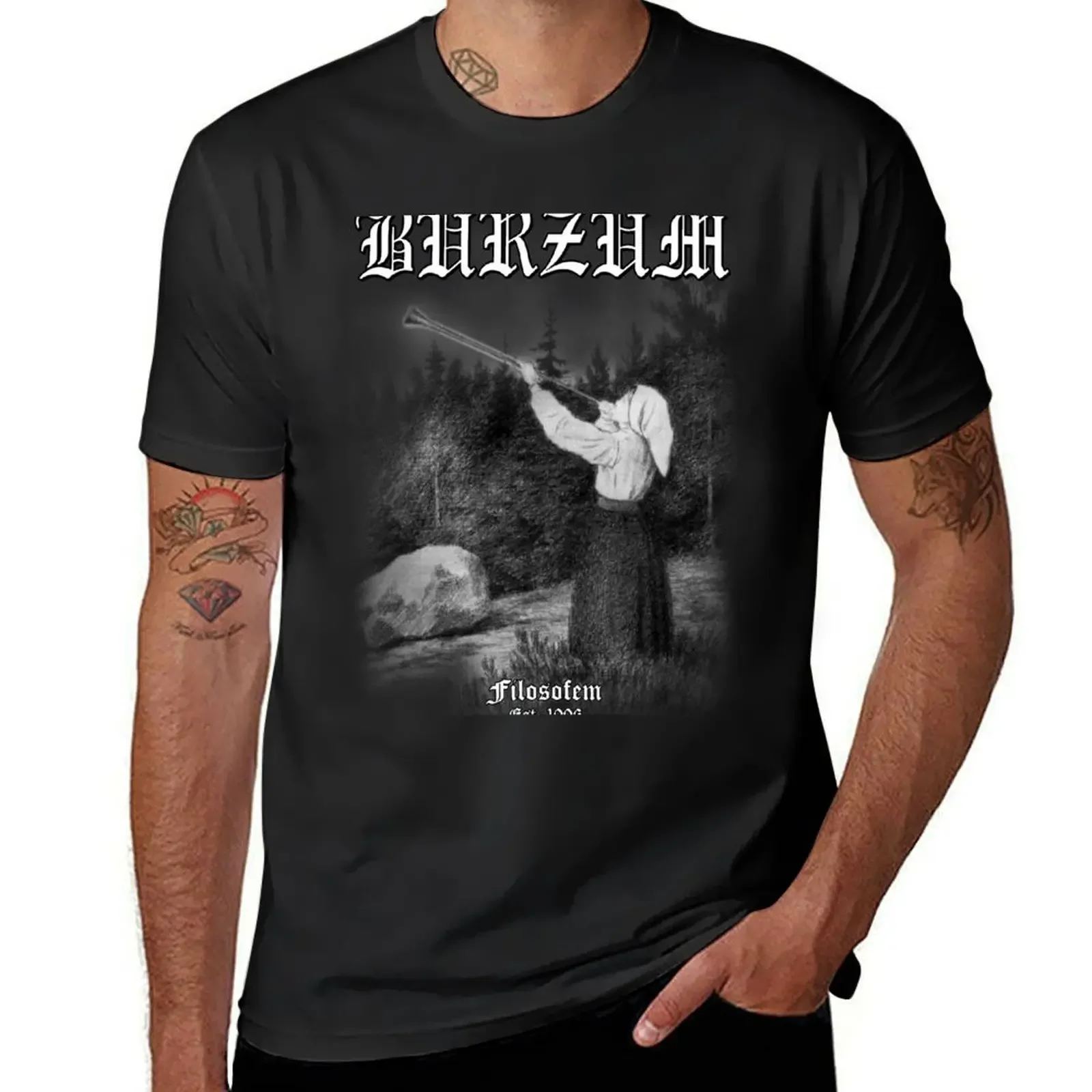 She Cloaks the World - Classic Old School Black Metal T-Shirt shirts graphic Aesthetic clothing anime shirts men