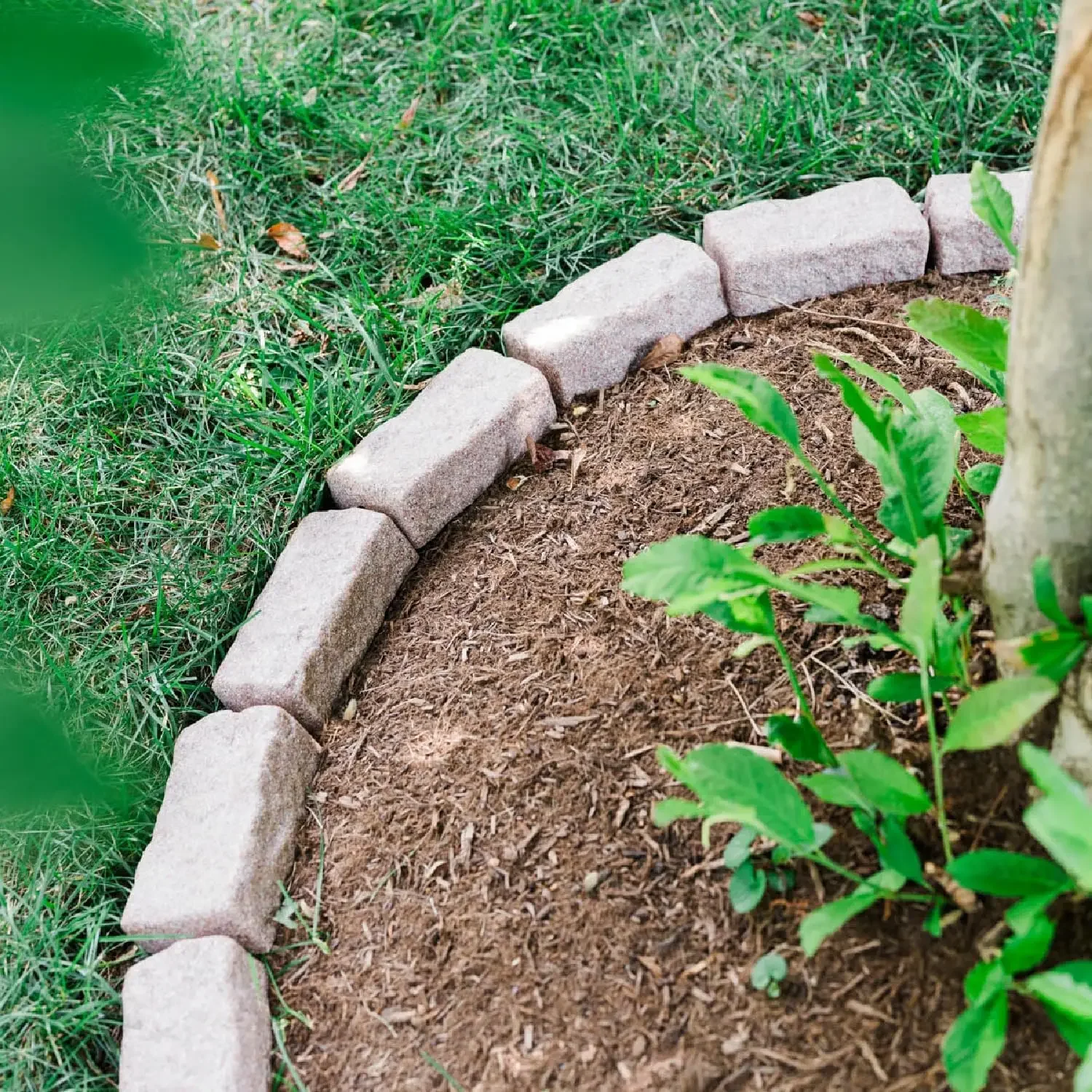 Flexible Brick-Sized Border for Driveways Yards Trees or Gardens, Each 6-Brick Section 48