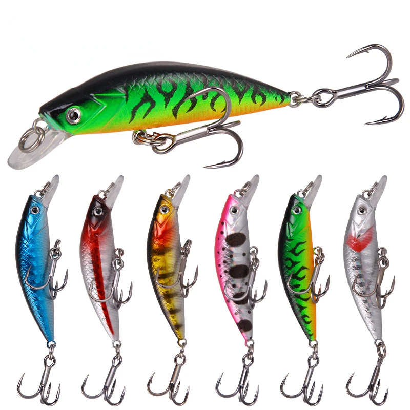 60mm 6.7g Sinking Minnow Fishing Lures Twitch Wobbler Artificial Bait for Peche Trout Plastic Swimbait Jerkbait Equipment