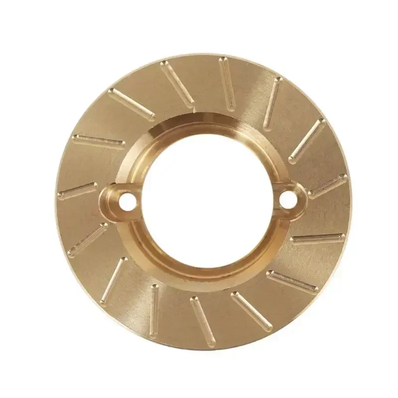 4pcs Heavy Metal Internal Wheel Weights Turning Copper Counterweight for Axial SCX10 II 90046 90047 1/10 RC Car