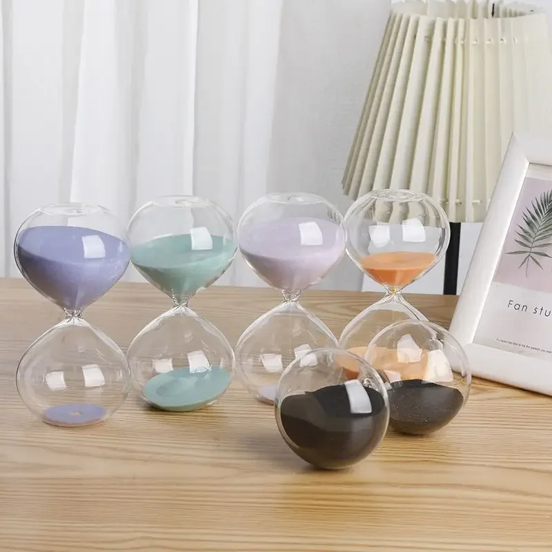 45/60min Creative Sand Clock Hourglass Timer  Clock Sandglass Tea Timers Craft Birthday Gift As Delicate Home Decorations