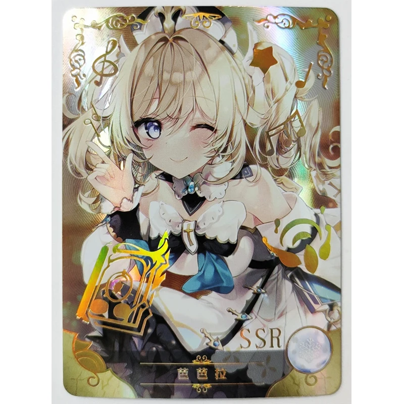 Goddess Story Anime Characters New Version Ssr-Series Bronzing Process Children\'s Toys Collection Card Christmas Birthday Gift