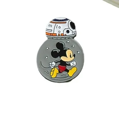 Miniso فيلم الكرتون ميكي ماوس الطرفية بروش سبيكة شارة لطيف روبوت الديكور