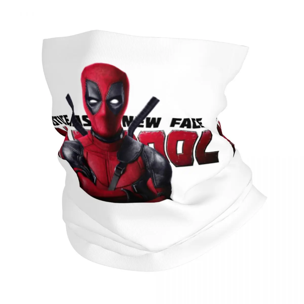 Custom Superhero Deadpool Bandana Neck Gaiter for Ski Hunting Men Women Wrap Scarf Anime Cartoon Cosplay Balaclava Warmer