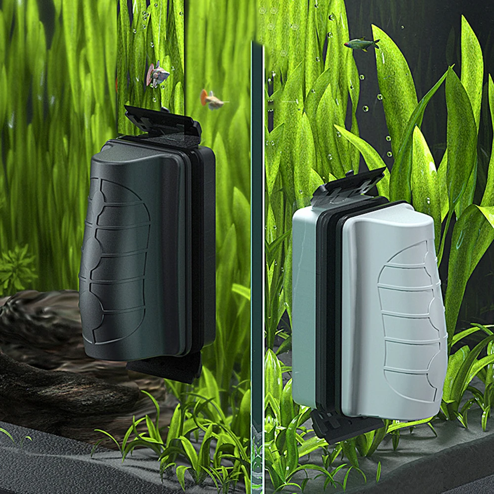 1PC Szczotka magnetyczna do akwarium Szczotka czyszcząca z włókna węglowego do usuwania mchu Szczotka magnetyczna do zawieszenia szkła Algae