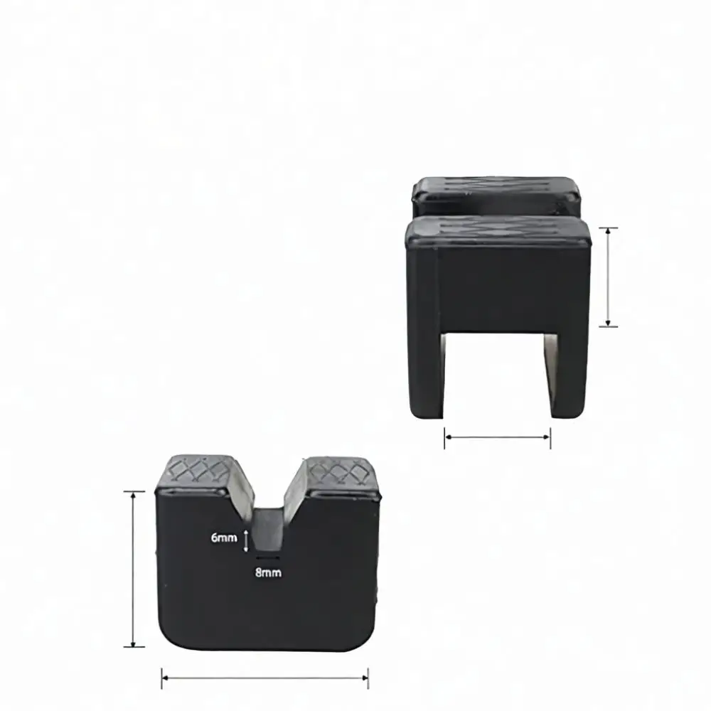 Durable Rubber Jack Pad Adapter For Car Maintenance Pinch Weld Support Block Heavy Duty Non Slip Protection Tool
