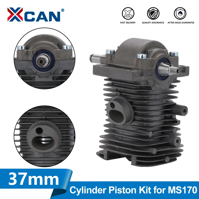 

XACN 37mm Cylinder Piston Crankshaft For Stihl MS170 MS180 018 Chainsaw Engine Motor
