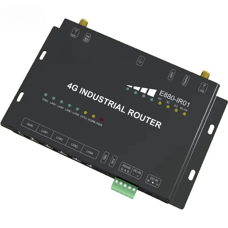 

E880-IR01 150Mbps Industrial 4G Router GSM Ethernet WIFI Router 4G Lte Industrial Gateway Wireless Modem WIFI Router RS485