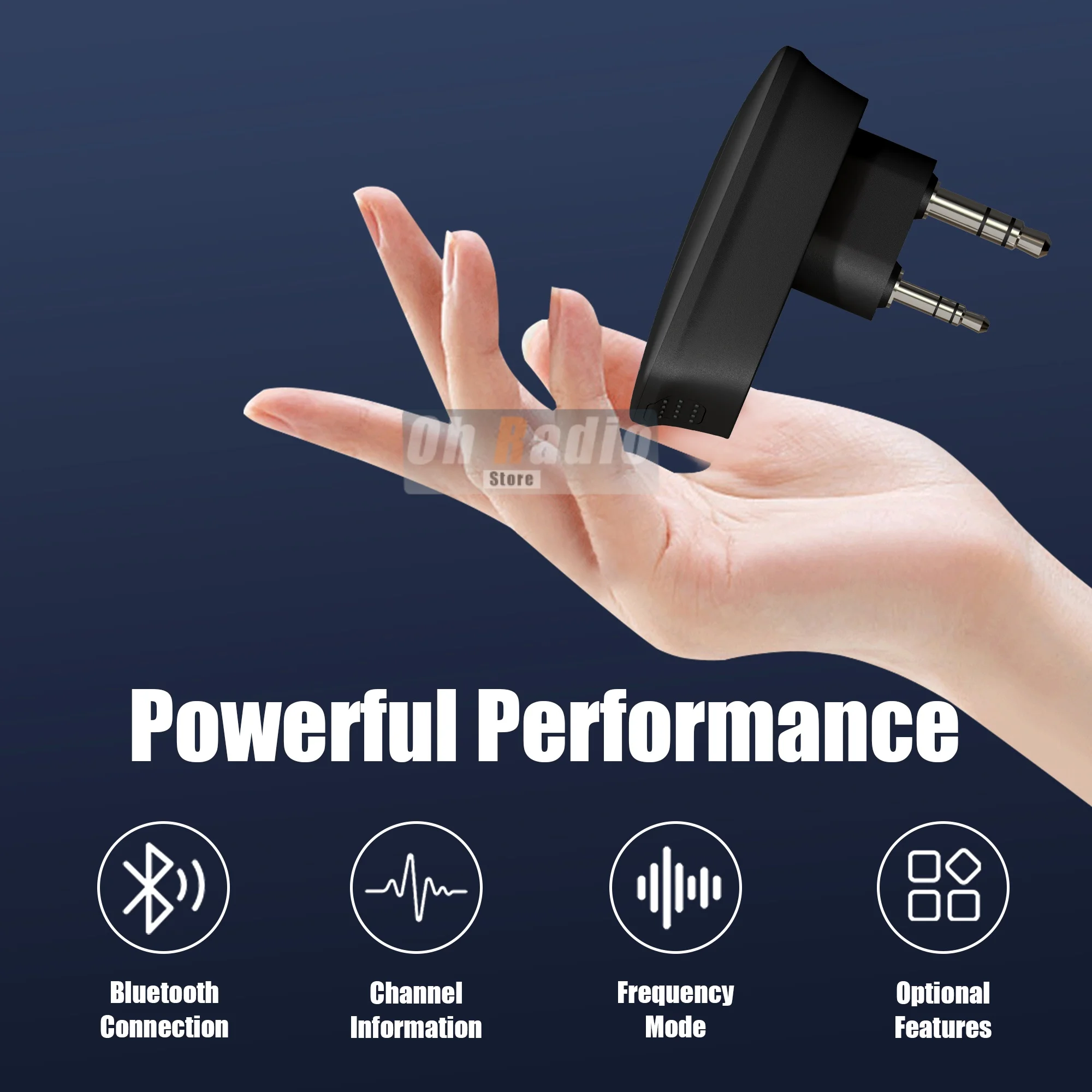 Picture 4: Bluetooth Programming Adapter Wireless Programmer Phone APP Program For UV-5RH DM-32 UV-5R Mini Baofeng Walkie Talkie Accessory