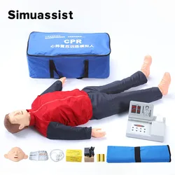 LCD Color Display Advanced Computer Cpr Full Body Adult CPR Manikin/Mannequin, CPR Training Model/Dummy Bagged