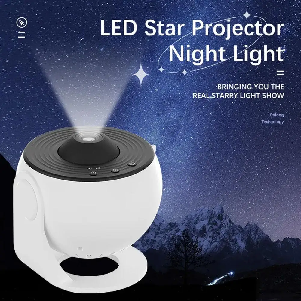 

12in1 Planetarium Galaxy Star Projector Night Light Galaxy Projector Starry Sky Projector 360° Rotate Planetarium Lamp For Z5A9