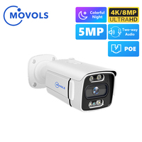 Movols 5MP/4K Video Surveillance Security POE Camera for POE System