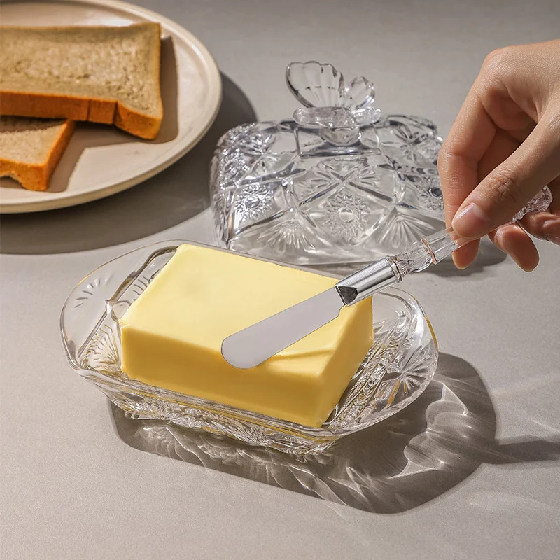 Glass Butterfly Butter Dish (Canada Only) 2