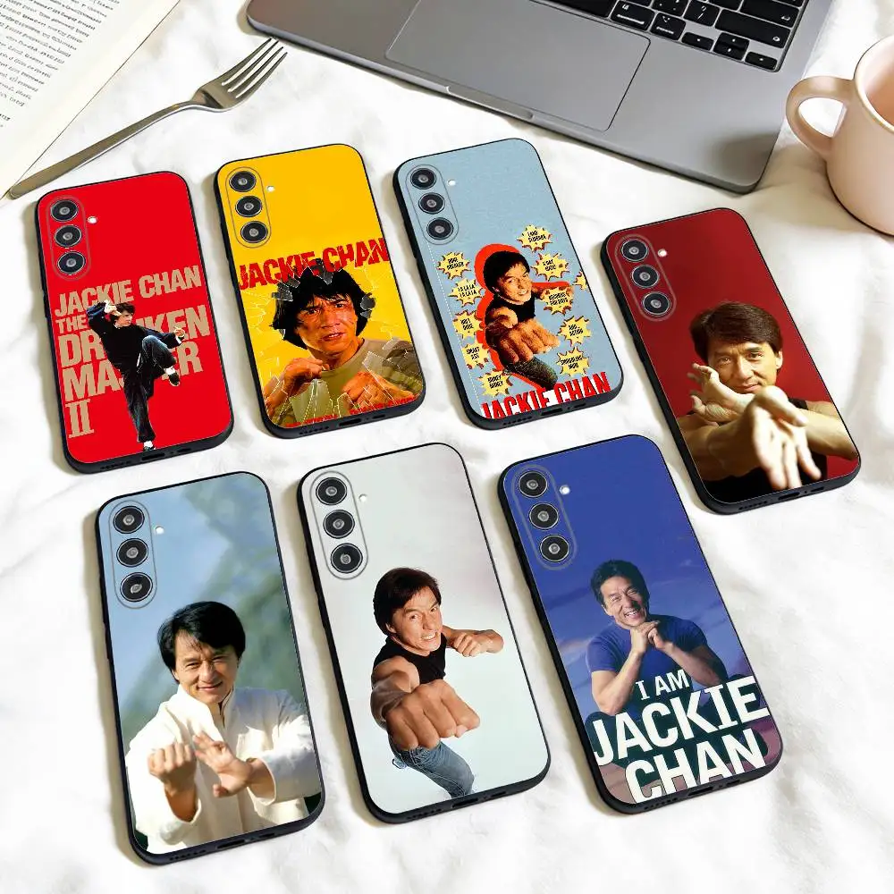 

Kung Fu Star J-Jackie C-Chan phone Case For Samsung Galaxy A73,A72,A71,A70,A53,A52,A51,Others Soft Black Shell