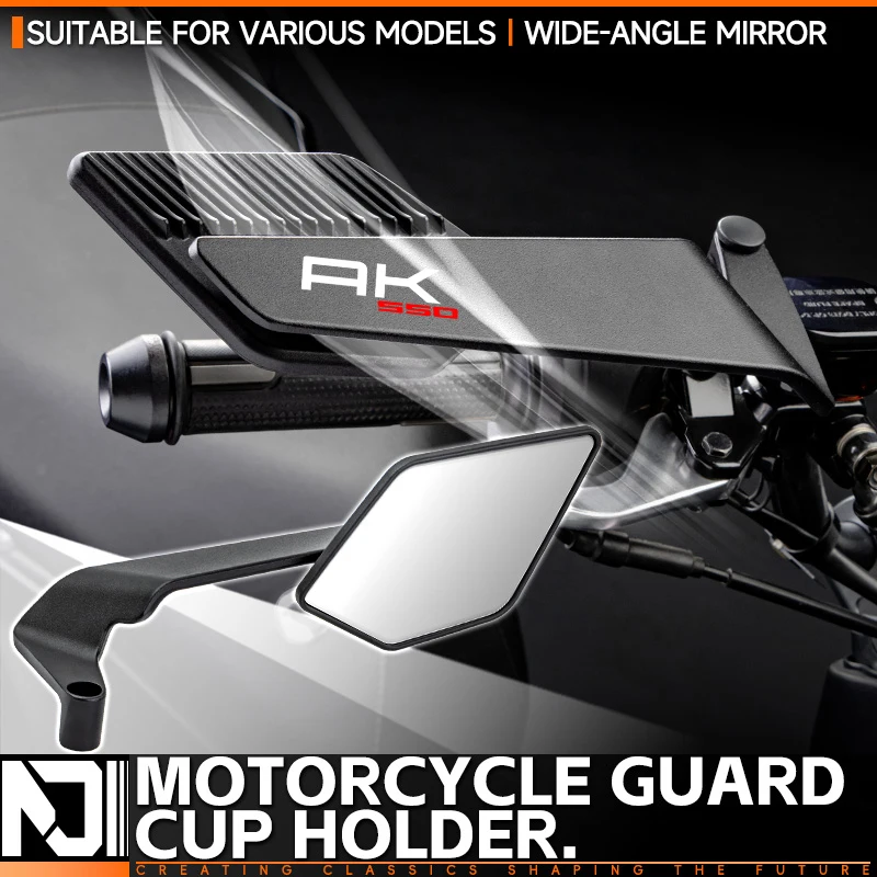 Rotation Adjustable Motorcycle Side Rearview Mirrors Accessorie For KYMCO Xciting 250 300 400 AK550 CT250 CT300 S400 Accessories view 2