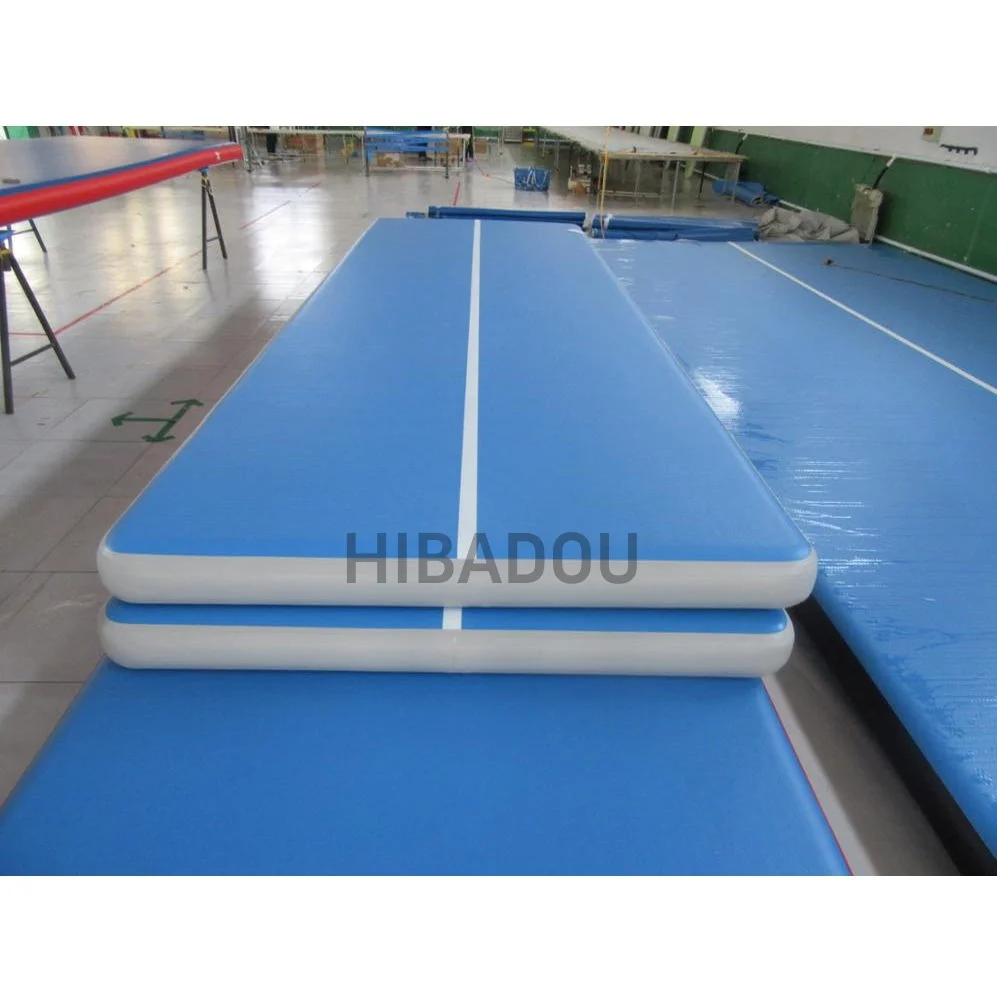 Tapis gonflable de culbutage d'air, 4x2m 5x2m 6x2m, piste de gymnastique, tapis d'air de 8 pouces d'épaisseur pour usage domestique/entraînement/Cheerleading