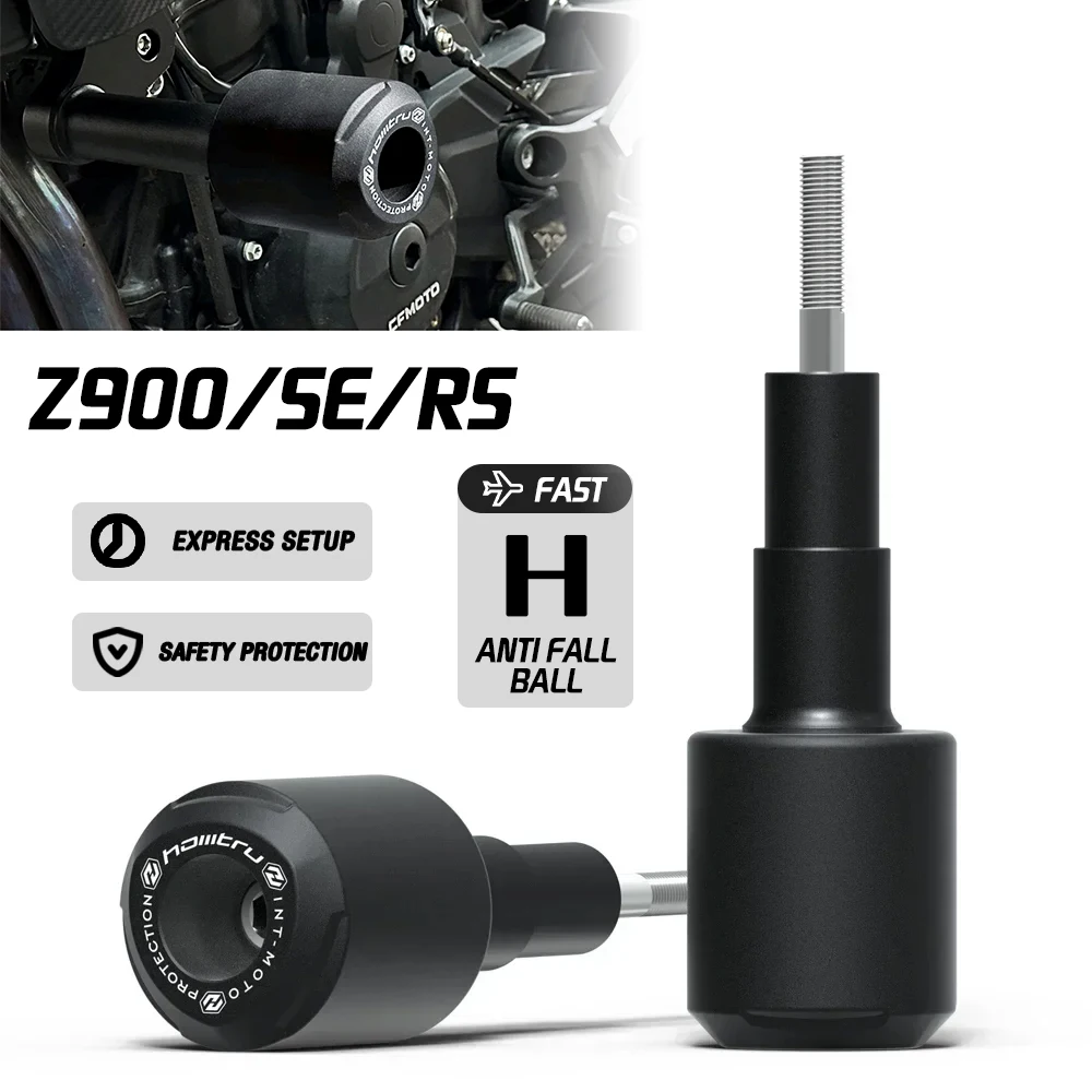 

For Kawasaki Z900 Z900SE Z900RS 2017-2025 Motorcycle Frame Fork Shaft Sliding Block Engine Protector Crash Pad Kit