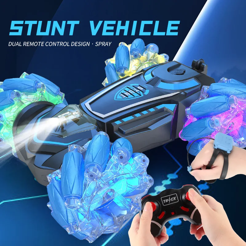 Music LED Gesture Control 1:24 4WD RC Car, 2.4G Mini Twister, Off-Road Climbing Vehicle, JIT Shipping Toys Gifts