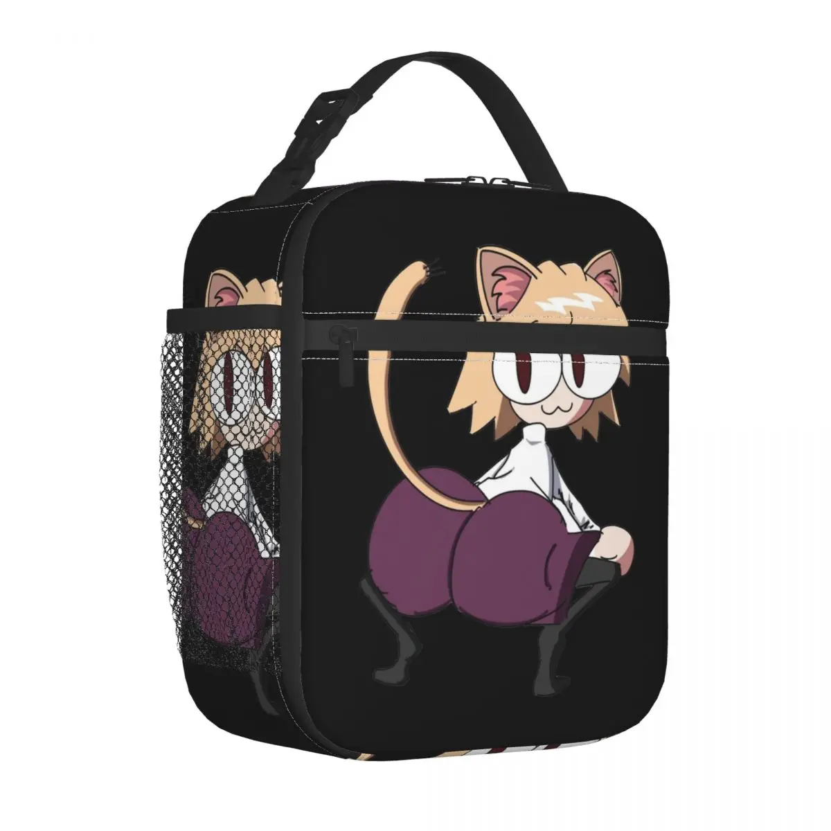 Neco Arc Meme Insulated Lunch Bags Thermal Bag Reusable Anime Portable Tote Lunch Box Food Storage Bags Beach Outdoor