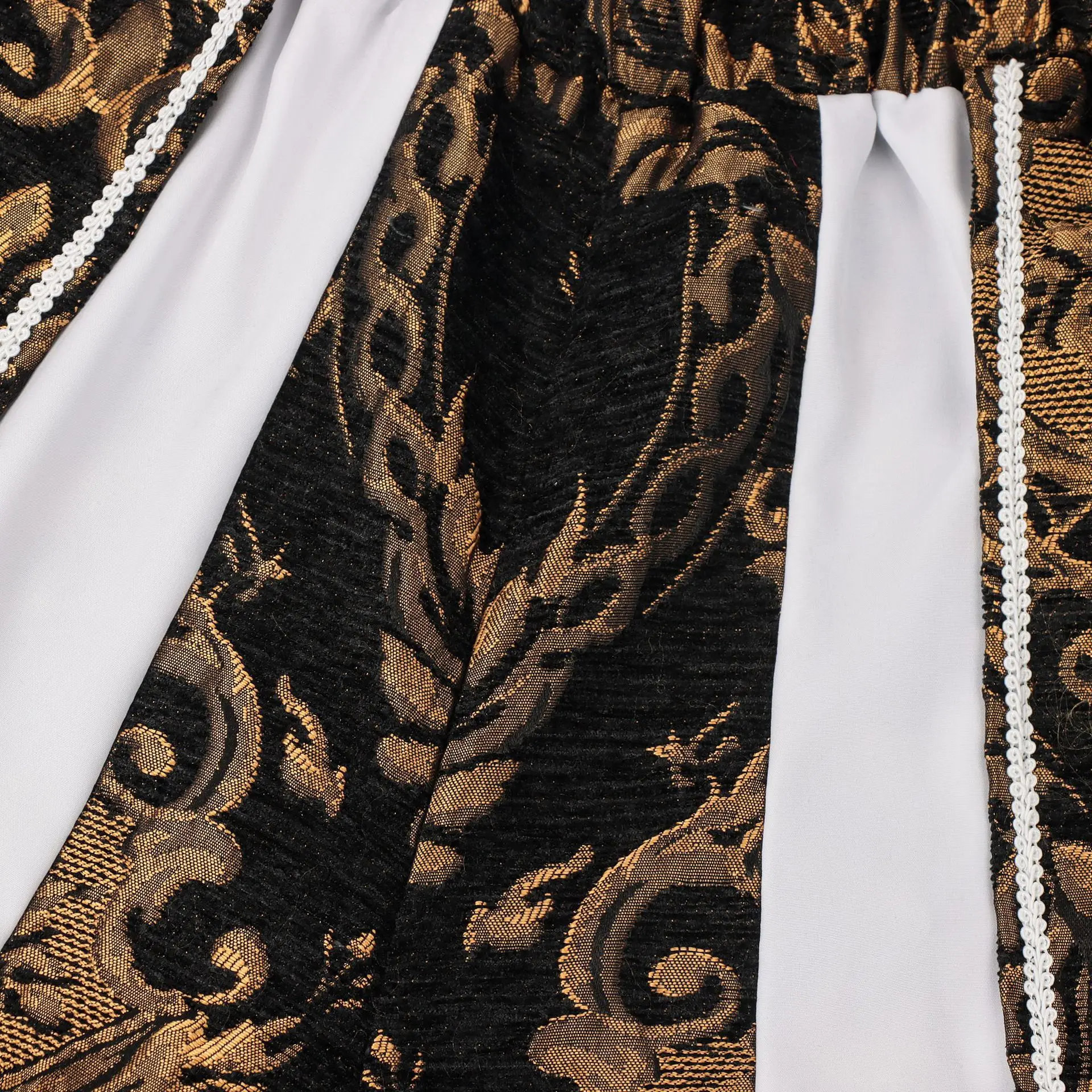 Mittelalterliches England König Renaissance Herren Elizabeth Prinz Tudor Henry Cosplay Luxus Bestickte Weste Kürbis-Hose Anzug Halloween – Detail 15